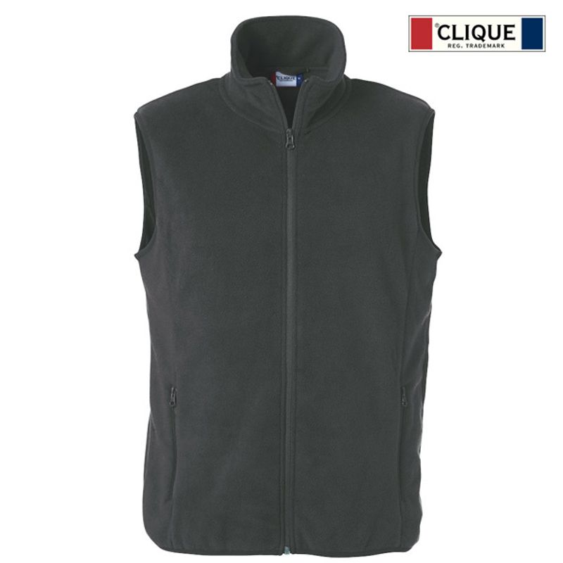 Basic Polar Fleece Vest med logo