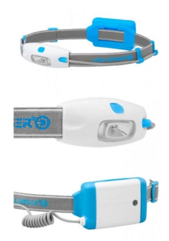Ledlenser NEO hodelykt med trykk av logo