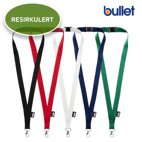 Miljøvennlig nøkkelbånd med logo