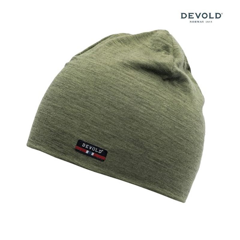 Devold lue med logo