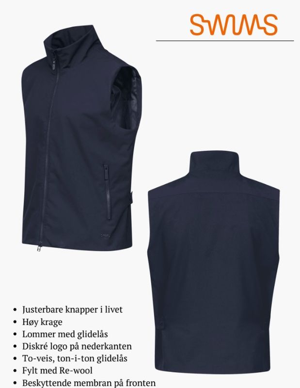 Swims vester med logo
